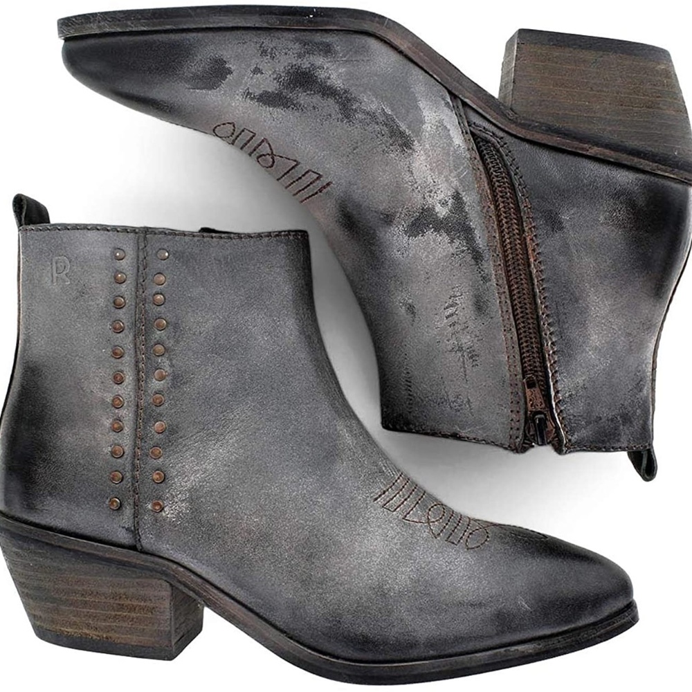Roan Woman's Aggie LEATHER Booties Size 7 1/2